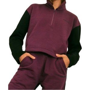 Outdoor Voices Purple and Black Women's Sweater